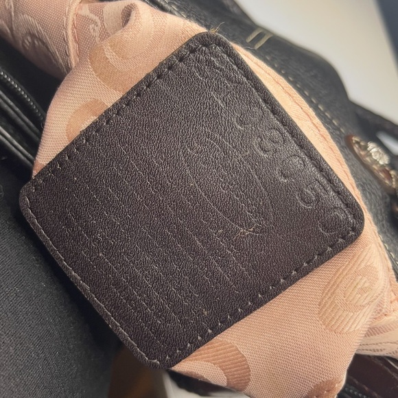 Brighton Black Pebbled Leather Shoulder Bag EUC - Picture 5 of 5